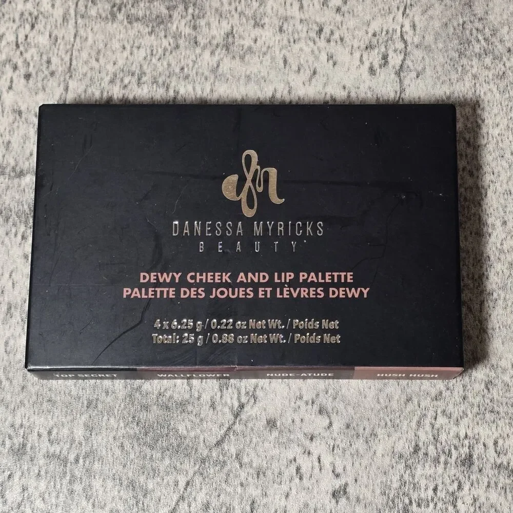 Danessa Myricks DEW IT UNDERCOVER Dewy Lip And Cheek Palette Brand New In Box